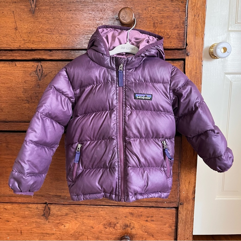 Patagonia Kids Purple Puffer Jacket